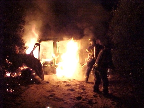 Van Fire January 18, 2002
